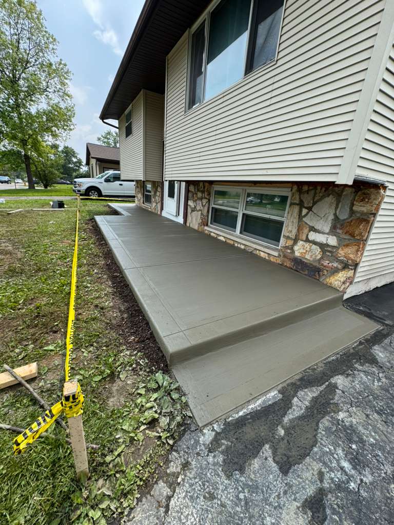 Concrete project in Columbus Ohio